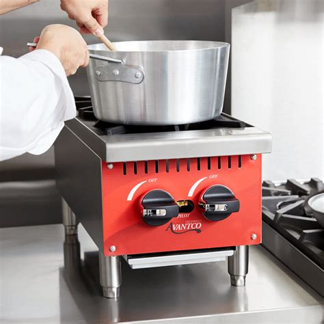 small gas countertop stove